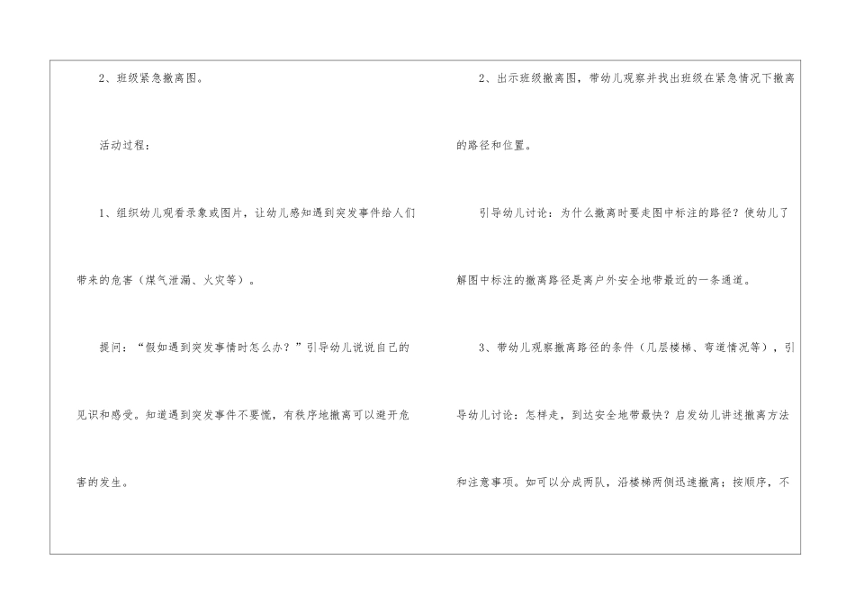 《紧急撤离》大班安全教案_第2页