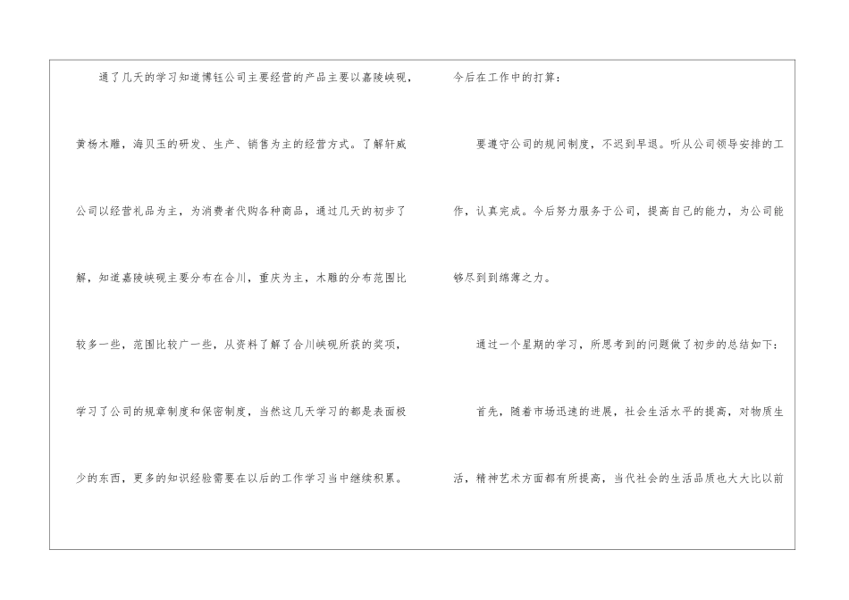 一周的工作总结_第2页