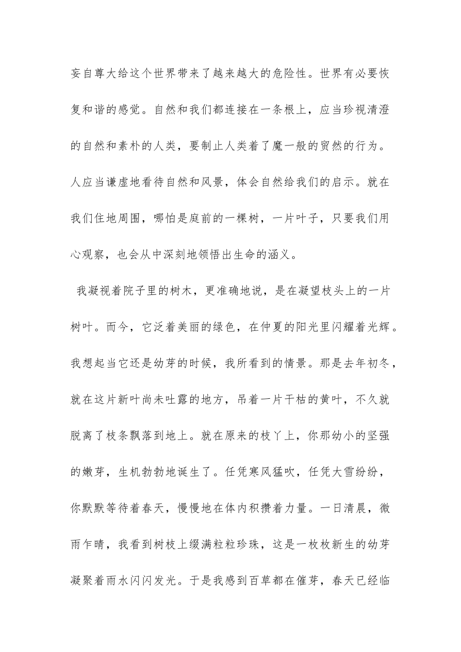一片树叶-阅读答案_第2页