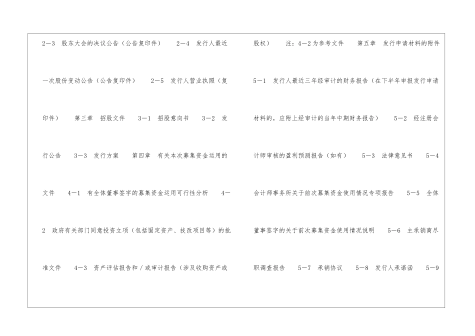 上市公司申请向社会公开募集股份报送材料标准格式-_第2页