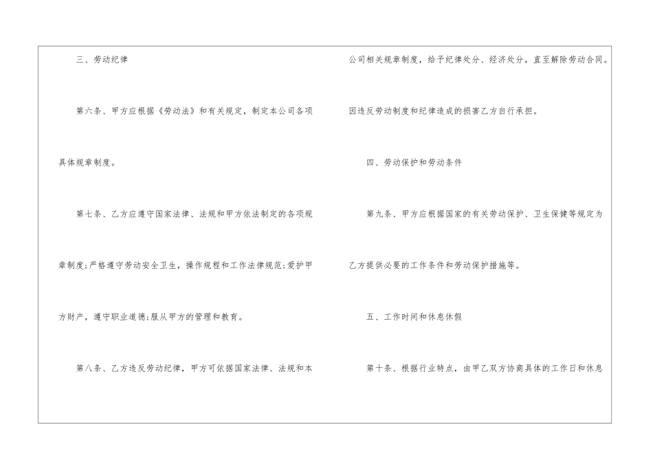 上海市劳动合同15篇_第3页