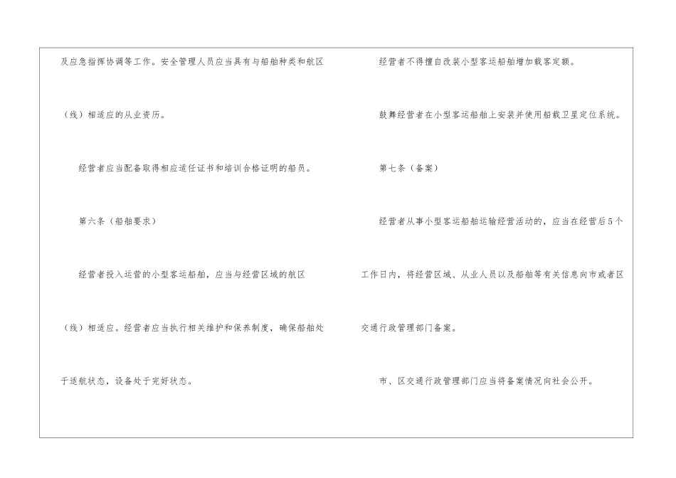 上海市小型客运船舶运输管理办法_第3页