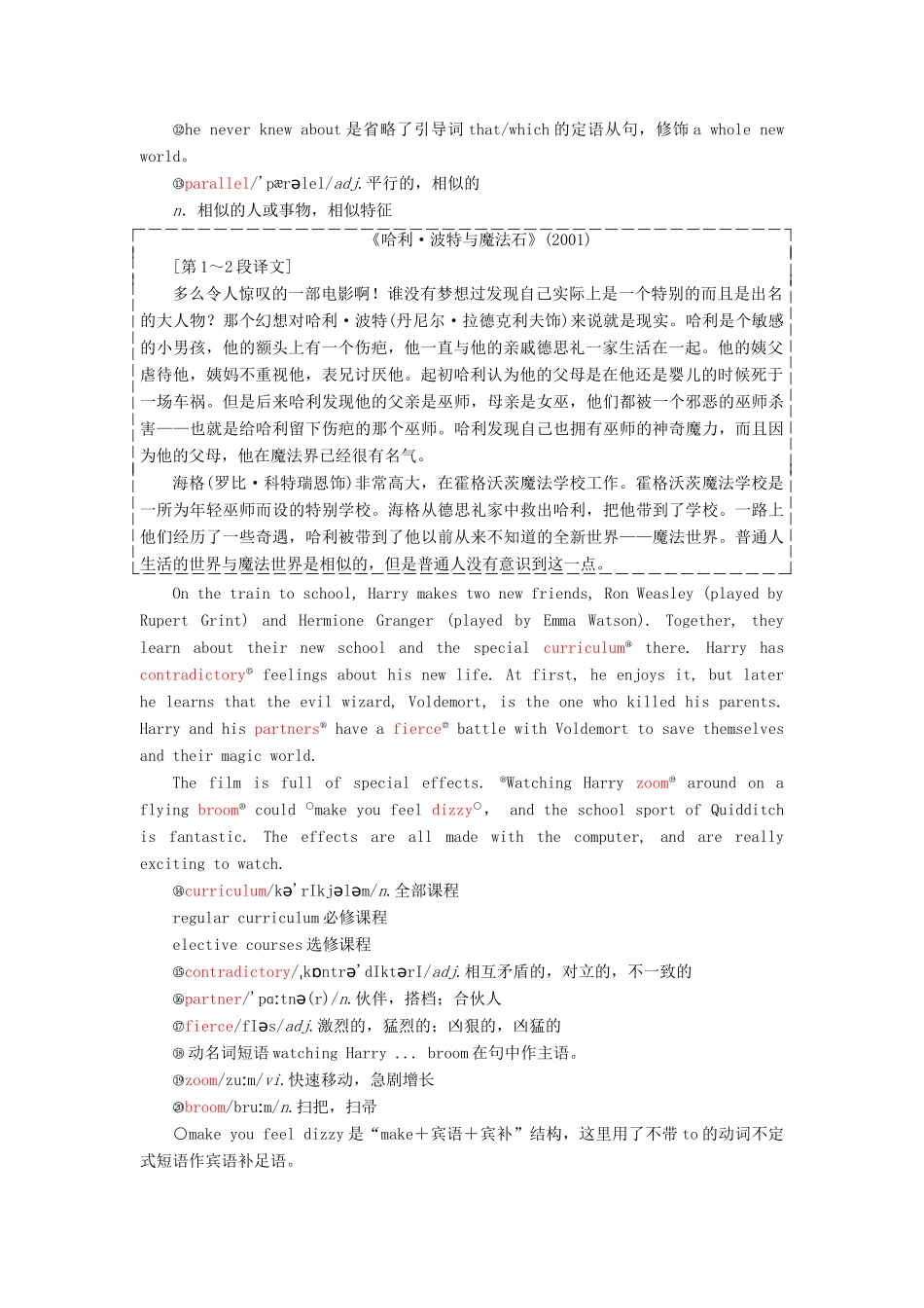 高中英语 Unit 4 Films and film events Section Ⅴ Project教学案 牛津译林版选修8-牛津版高二选修8英语教学案_第2页