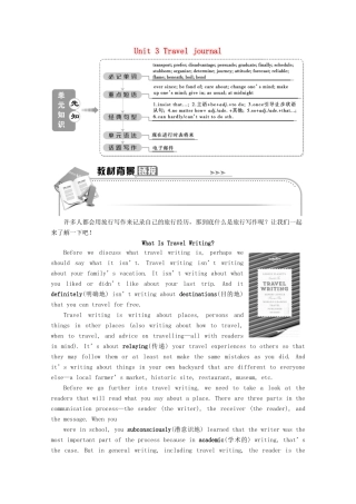高中英语 Unit 3 Travel journal Section Ⅰ Warming Up  Reading—Comprehending学案 新人教版必修1-新人教版高一必修1英语学案