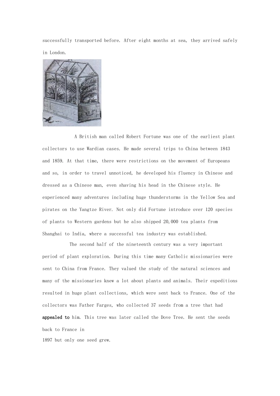 高中英语 Unit 4《Exploring plants》文字素材2 新人教版选修9_第3页