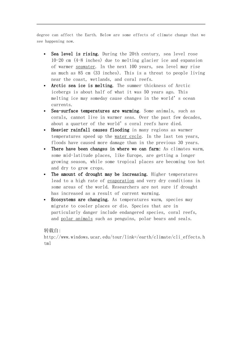 高中英语 unit 5 The Power of Nature知识网络图学案 新人教版选修6高二_第2页