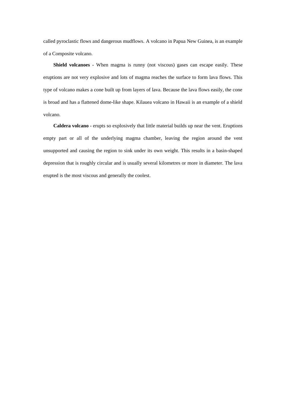 高中英语 Unit 5《The Power of nature-What is a volcano》文字素材 新人教版选修6_第2页