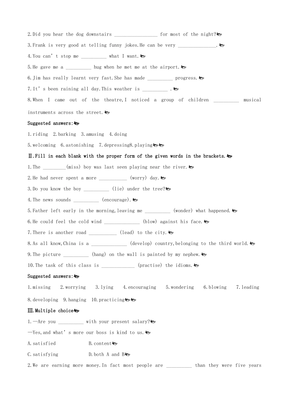 高中英语 Unit3 A taste of English humour Period 6 Assessmentg优秀教案 新人教版必修4_第3页