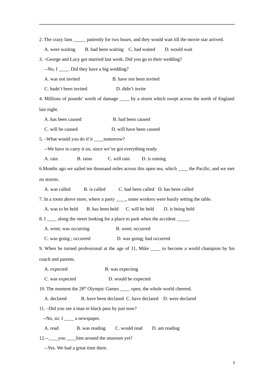 高中英语 unit1 continuous learning单元学案 牛津上海版S2A_第3页