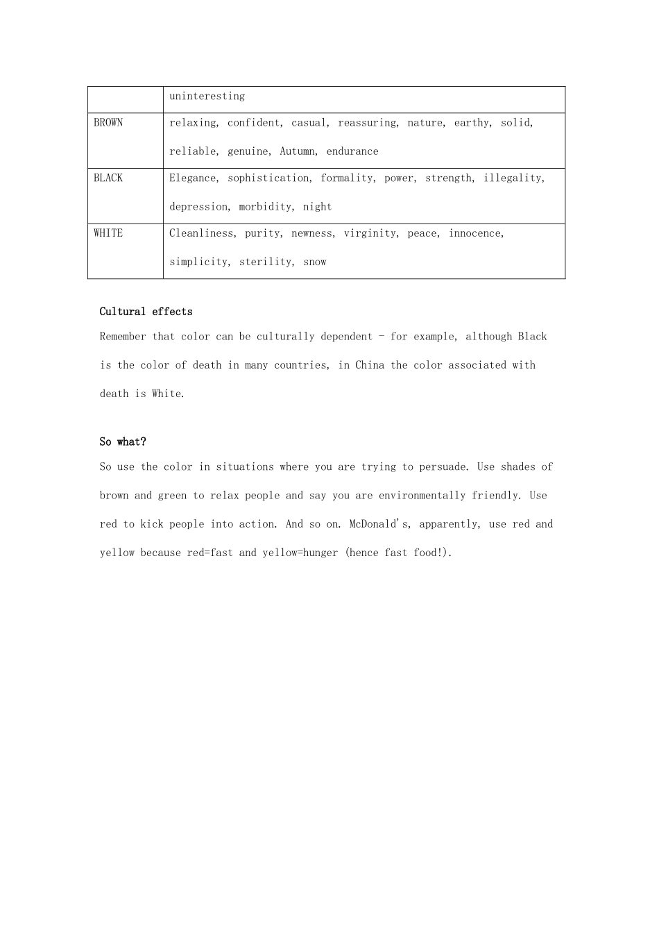 高中英语 Unit3 The meaning of colour The meaning of colors素材 牛津译林版选修9-牛津版高三选修9英语素材_第2页