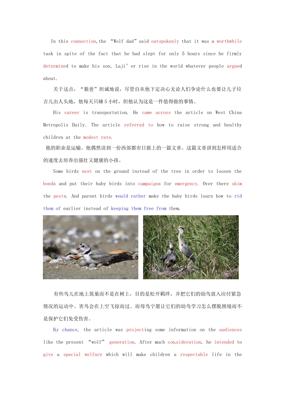 高中英语 看新闻速激记单词 第11节 Special Childhood素材-人教版高中全册英语素材_第2页