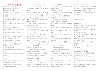 高中英语 所有词汇短语