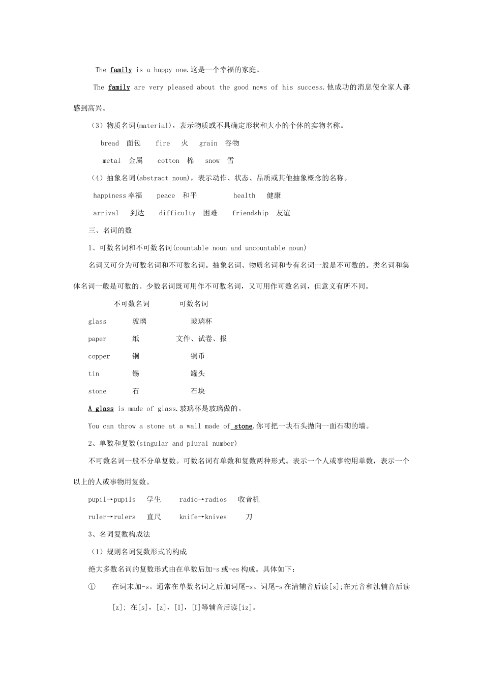 高中英语 语法之二名词_第2页