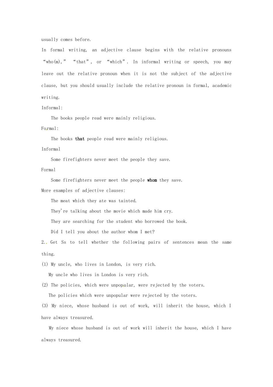 高中英语《Unit 1 cultural relics-Periods 34》学案 新人教版必修2-新人教版高一必修2英语学案_第2页