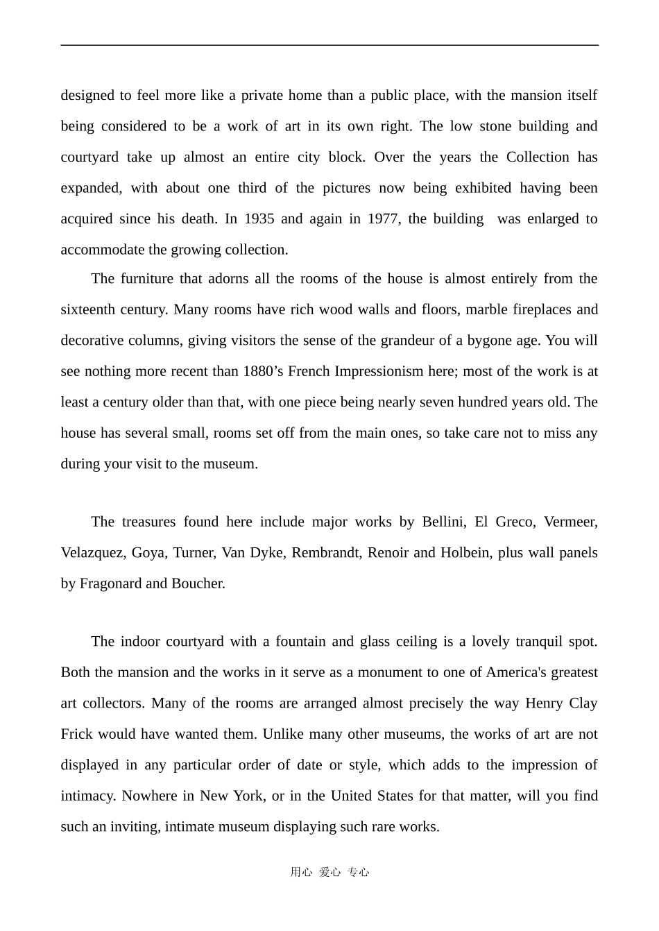 高中英语Unit1 Art课文相关文章Henry Clay Frick素材人教版选修六_第2页
