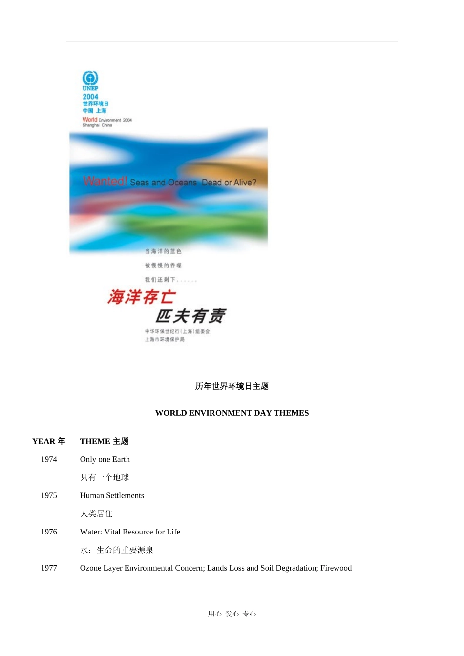 高中英语：Unit7 lesson2 Protecting the sea素材（北师大版必修3）_第2页