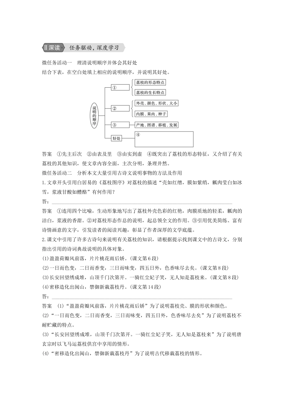 高中语文 专题一 文本3 南州六月荔枝丹学案 苏教版必修5-苏教版高三必修5语文学案_第2页