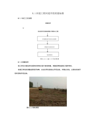 河道工程河道开挖质量标准