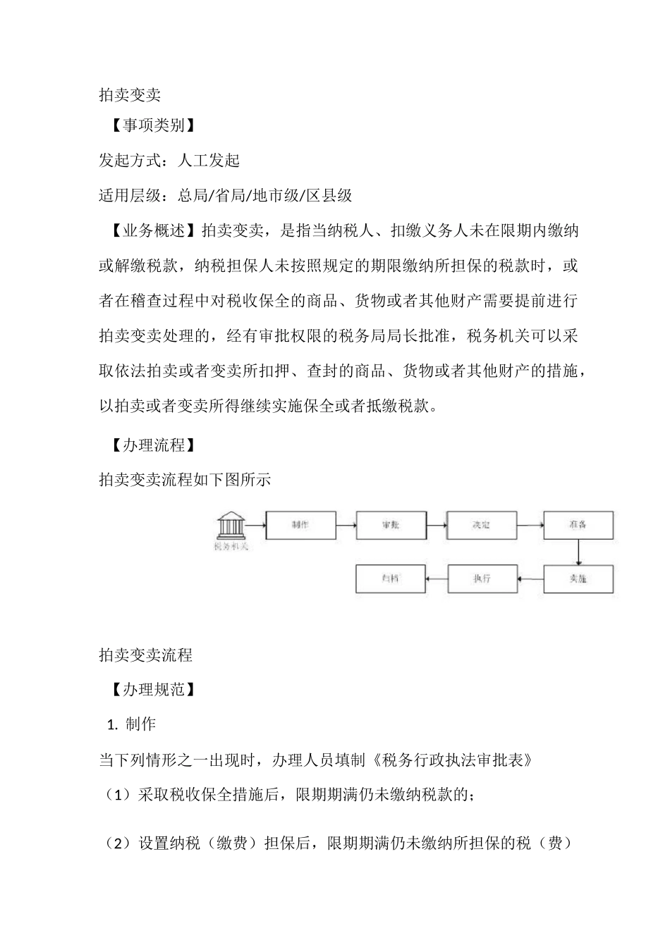 拍卖变卖流程_第1页