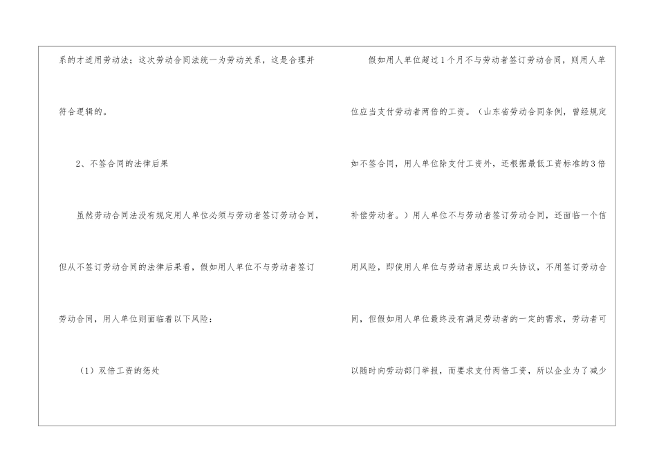 不签合同的后果_第2页