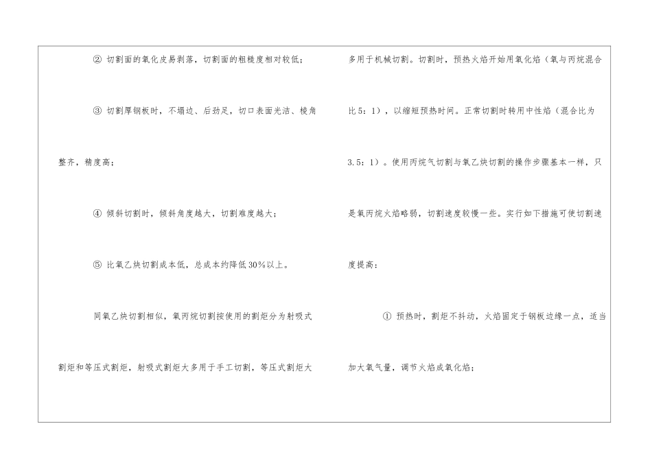 丙烷气体切割操作规程_第2页