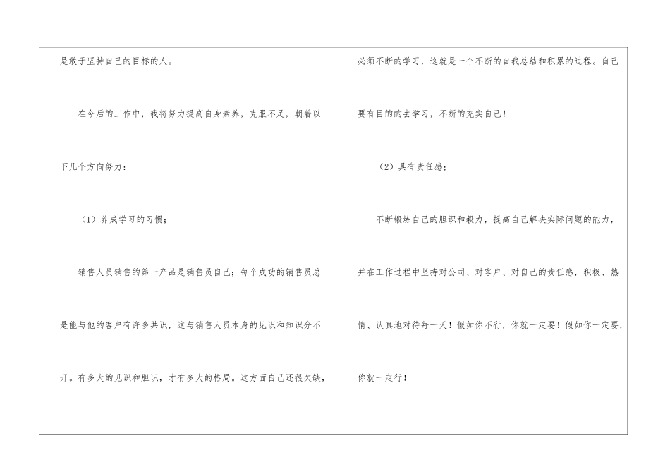 业务员个人销售工作月度总结_第3页
