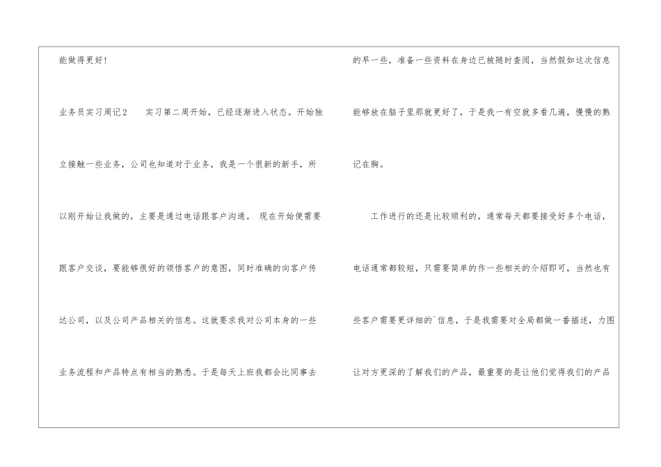 业务员实习周记_第3页