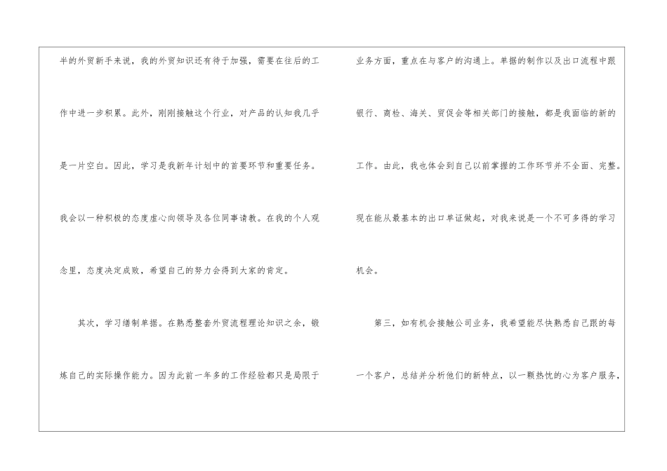 业务员工作计划八篇_第2页