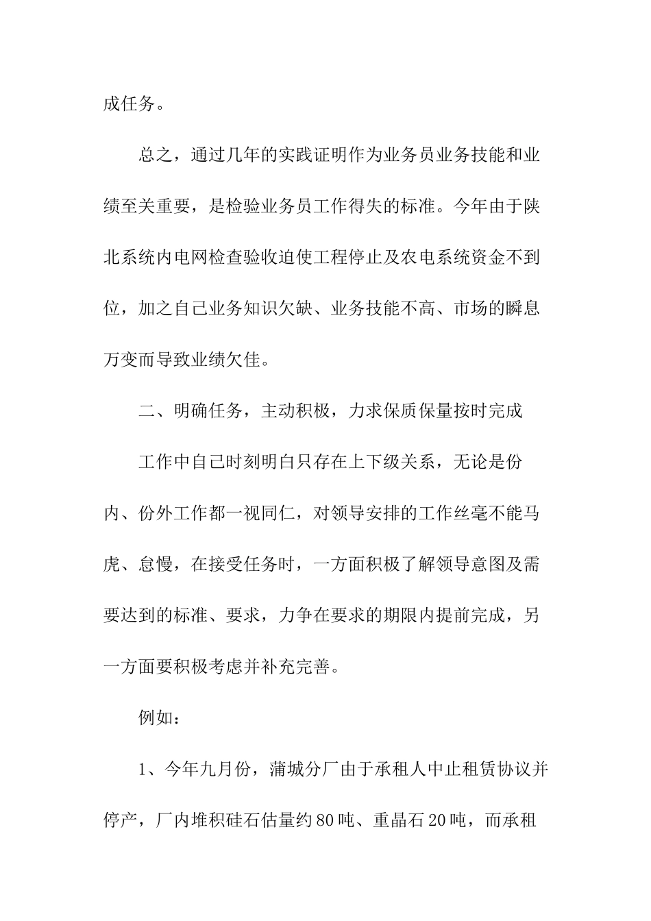 业务员年度工作报告_第3页