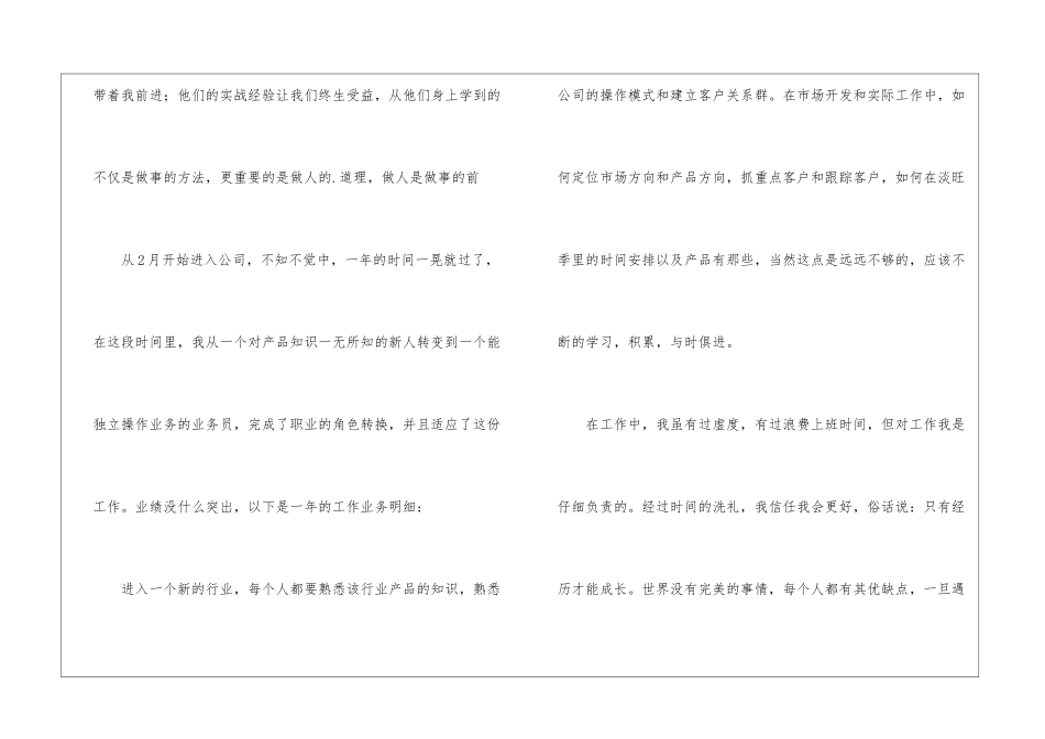 业务员年终个人工作总结_第2页