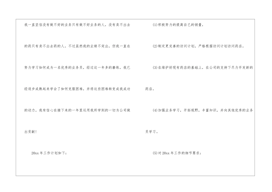 业务员年终工作总结3篇_第3页