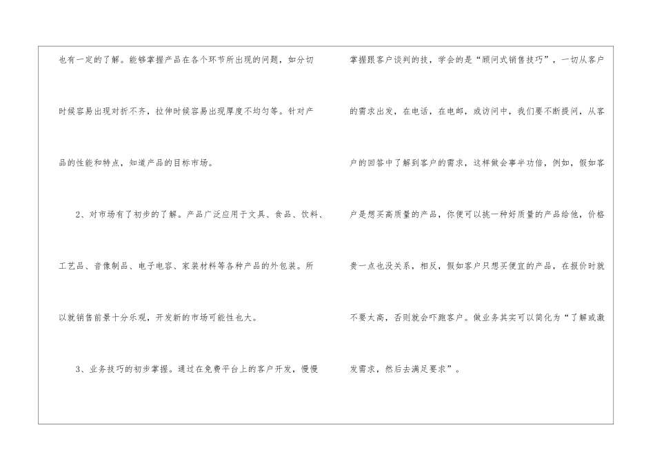 业务员年终工作总结模板集合7篇_第2页