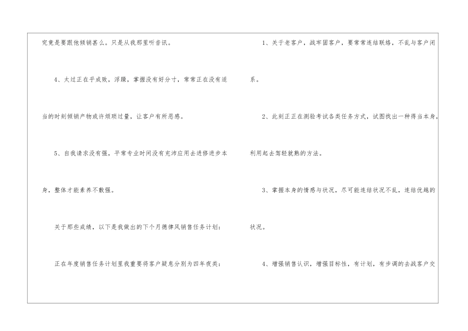 业务员最新工作计划_第2页
