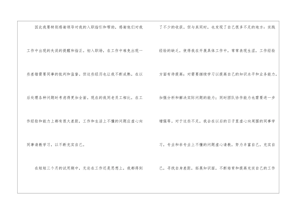 业务员试用期工作总结_第3页