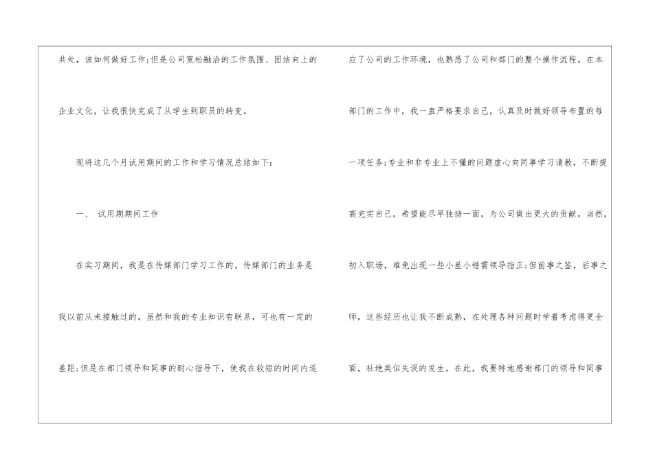 业务销售助理实习报告_第2页