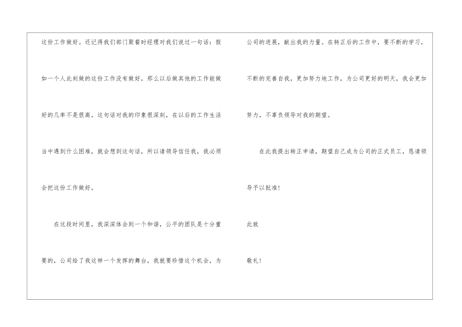 个人入职转正申请书_第3页