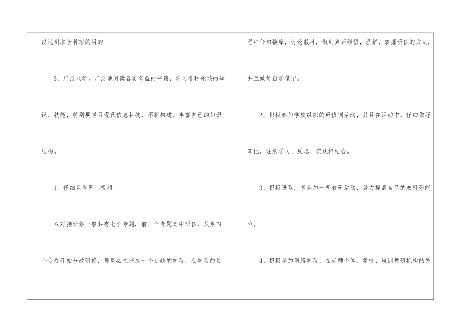 个人培训计划5篇_第2页