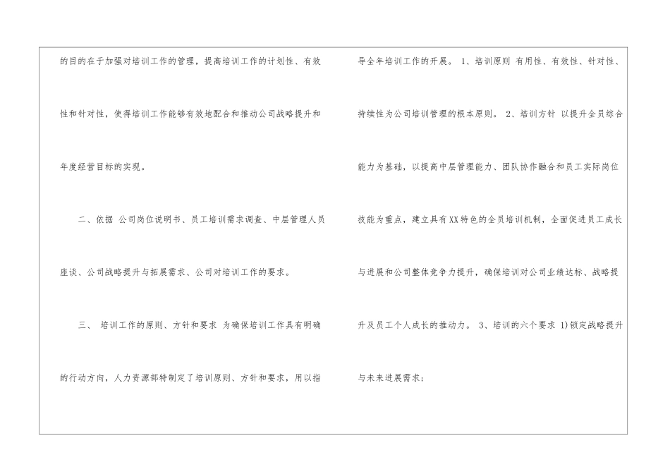 个人培训计划模板5篇_第3页