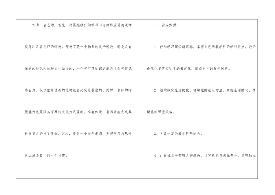 个人培训计划模板集合八篇_第2页