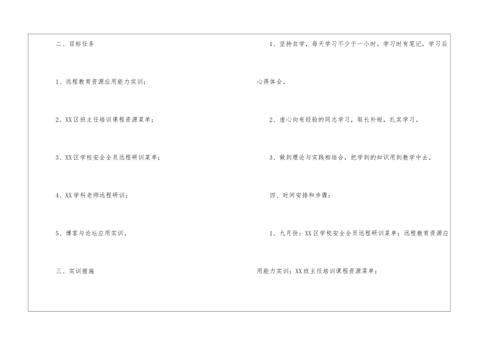 个人培训计划集锦六篇_第2页