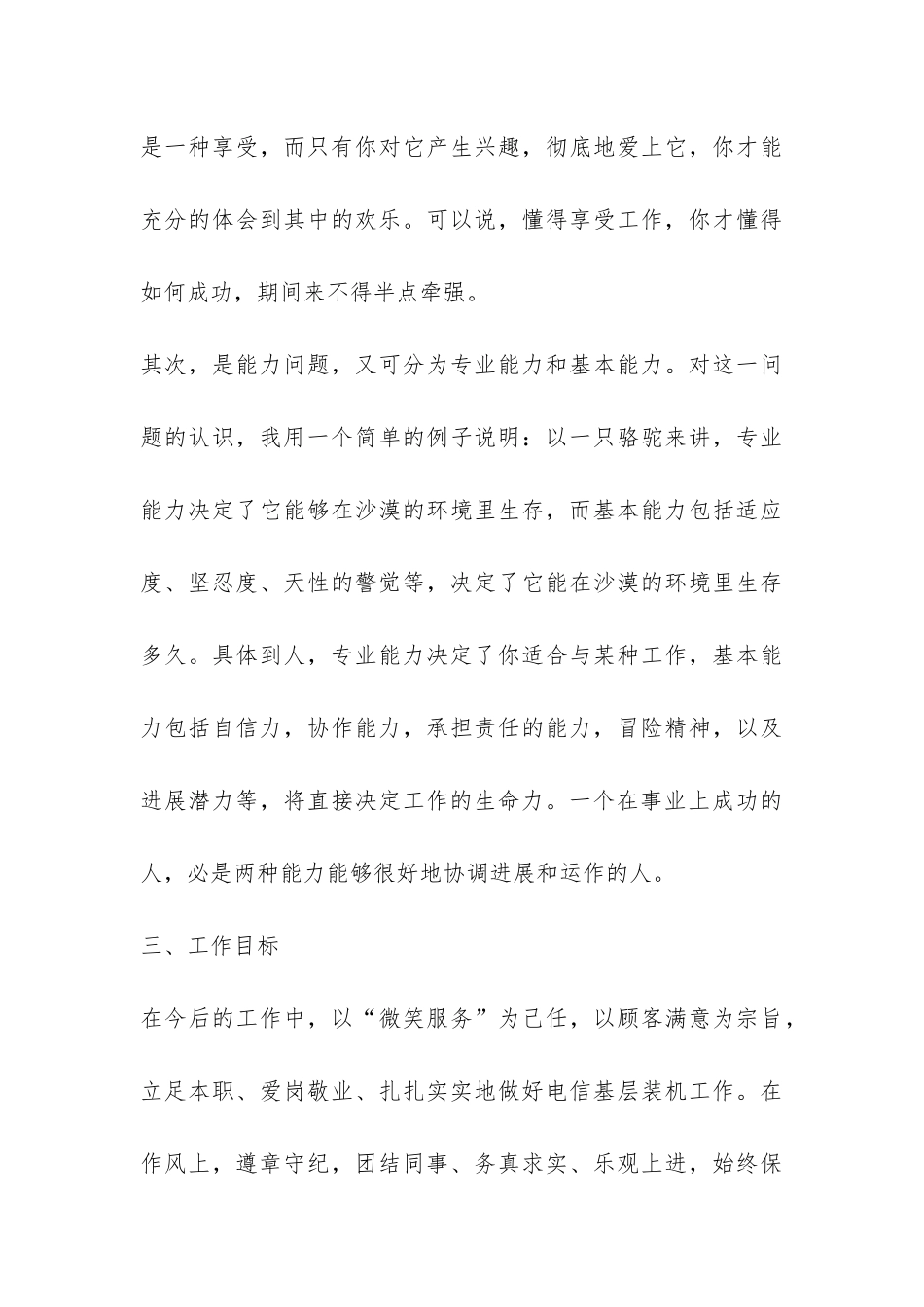 个人年终工作总结电信-_第3页