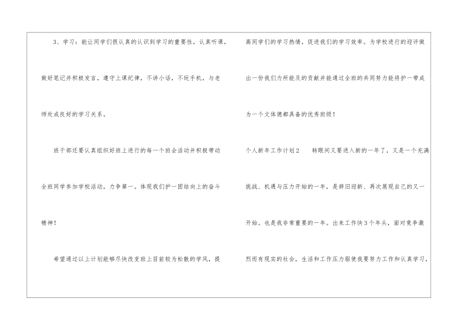 个人新年工作计划_第3页