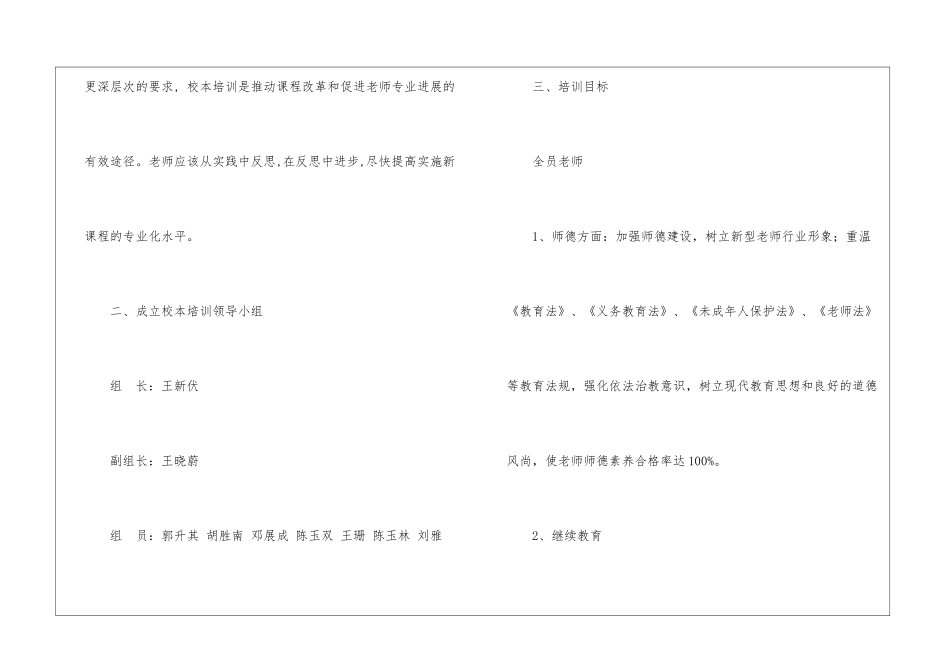 个人校本培训计划3篇_第2页