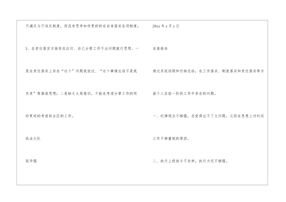 个人自查报告范例_第3页