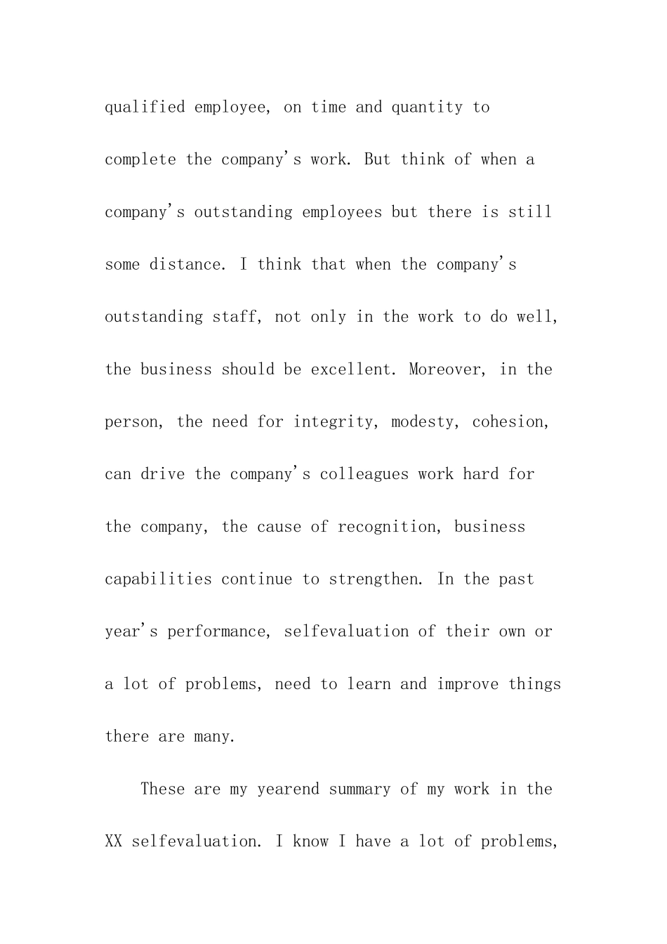 个人英文工作总结_第2页