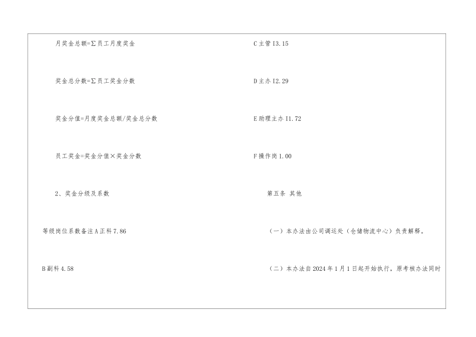 中国石油北京销售公司油库绩效管理办法_第3页