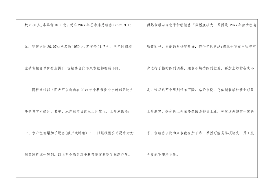 中秋商场促销活动总结集锦4篇_第2页
