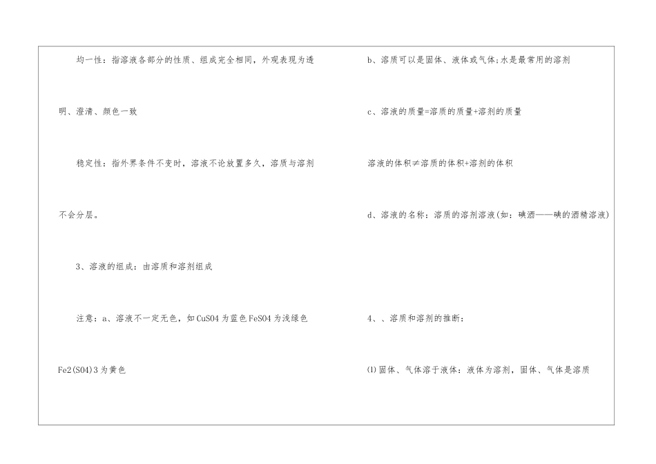 中考化学溶液知识点复习怎么做_第2页