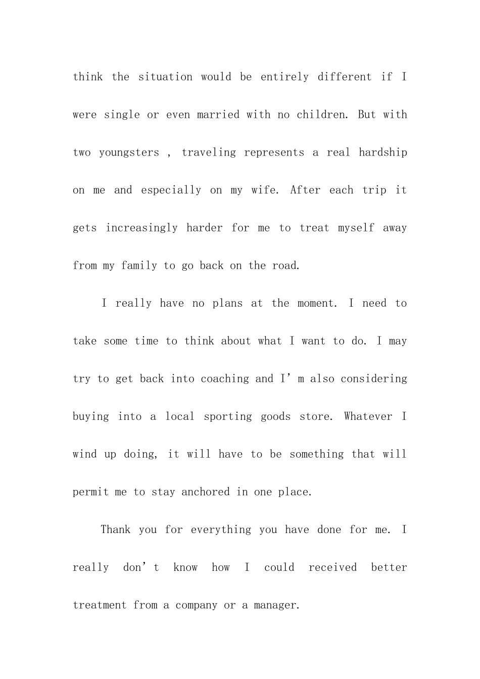 中英文辞职报告汇总五篇_第2页