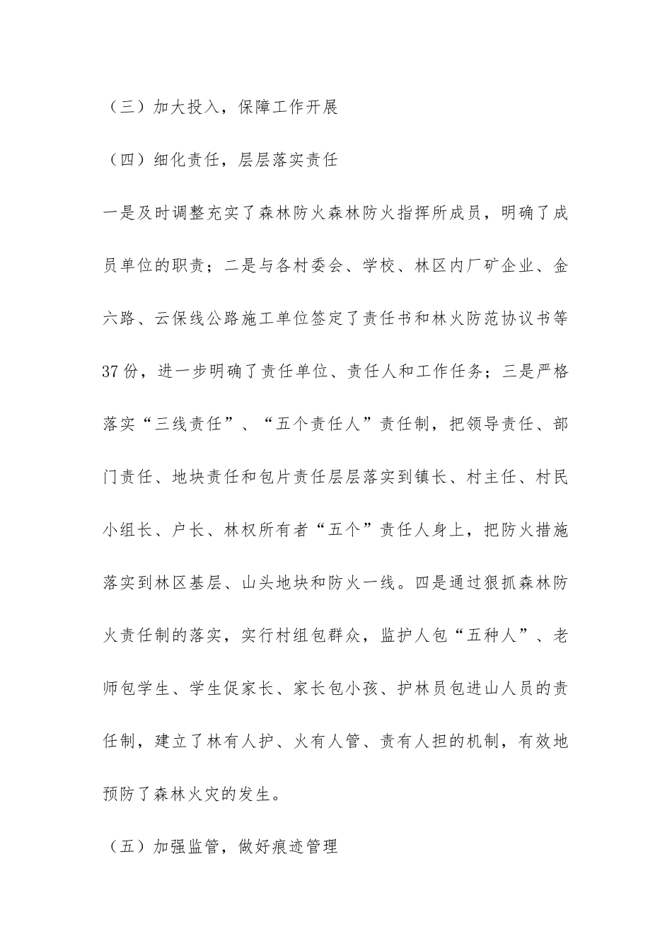 乡镇2024年度森林防火工作总结-_第3页